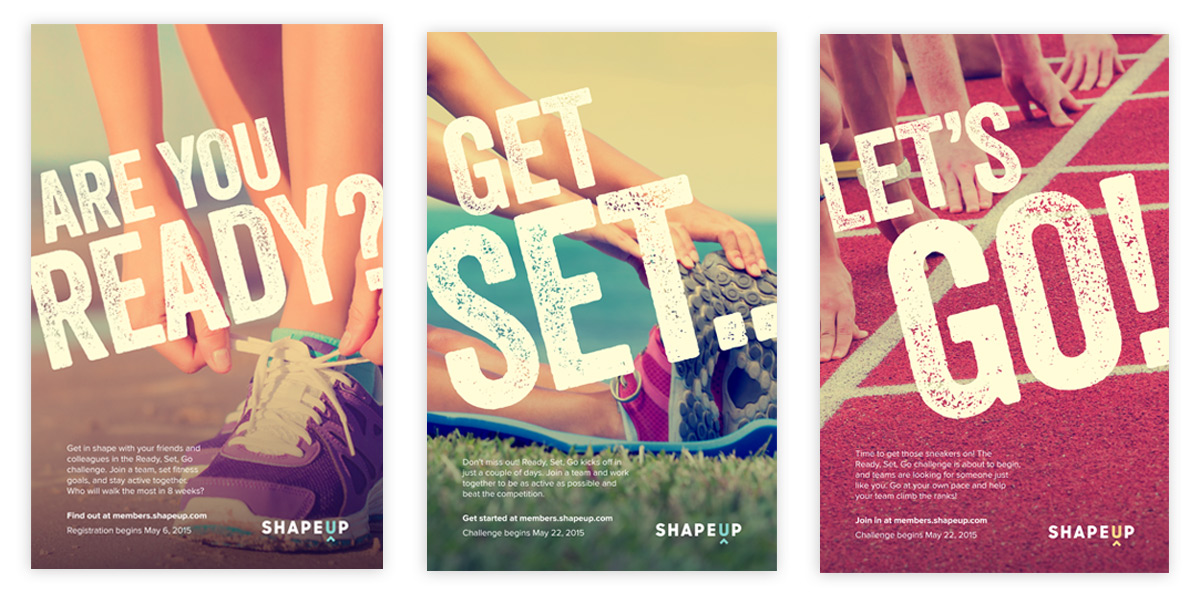 Ready, Set, Go Posters