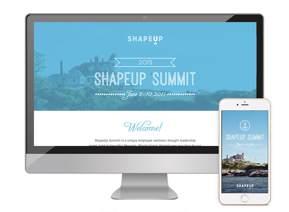 ShapeUp Summit Landing Page